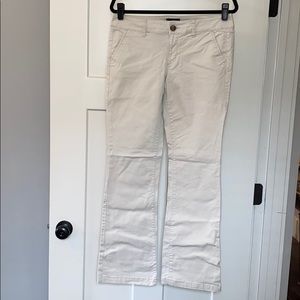 Stone wash khakis